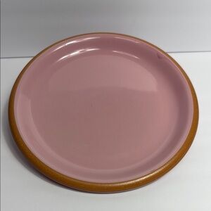 Vintage Crown Corning Japan Pink and Brown Ceramic‎ Plate